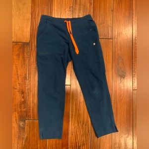 Figs Size Small Petite Length Scrubs. Color: Deep Reef